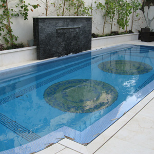 American household swimming pool